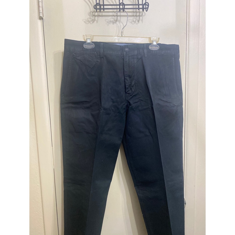 Polo Ralph Lauren Men Black Stretch Straight Fit Chino Pants 36x34 Cotton Twill